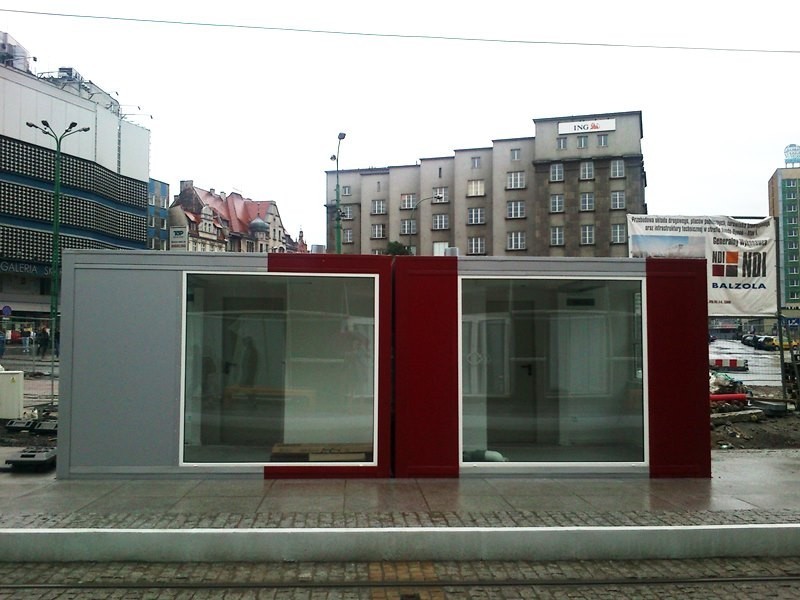Przebudowa centrum Katowic - rynek w Katowicach