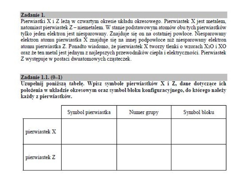 Matura 2018 chemia poziom rozszerzony [16.05.2018]. Matura z chemii rozszerzenie [arkusze CKE, odpowiedzi]