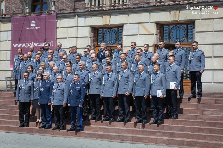 Tak w tym roku świętowali dąbrowscy policjanci...