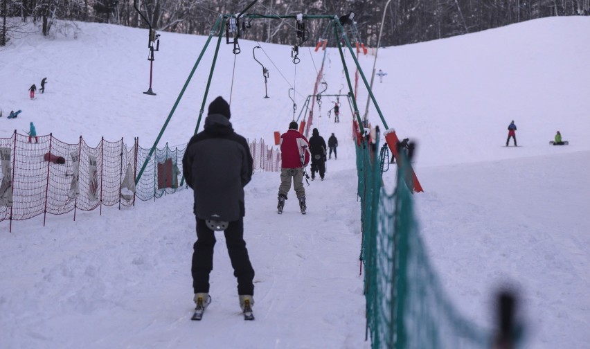 W sobotę 14 stycznia ruszył wyciąg narciarski na Łysej Górze...
