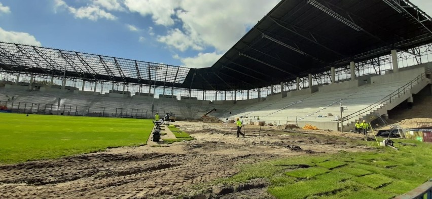 Stadion Pogoni - 7 maja 2020.