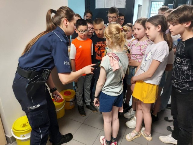 Spotkanie było również okazją do przypomnienia dzieciom o podstawowych zasadach bezpieczeństwa