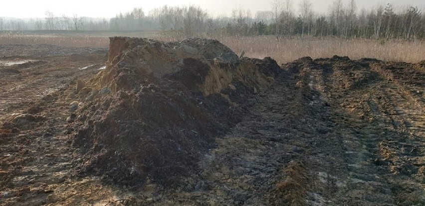 Strażnicy miejscy zatrzymali operatora koparki, który...