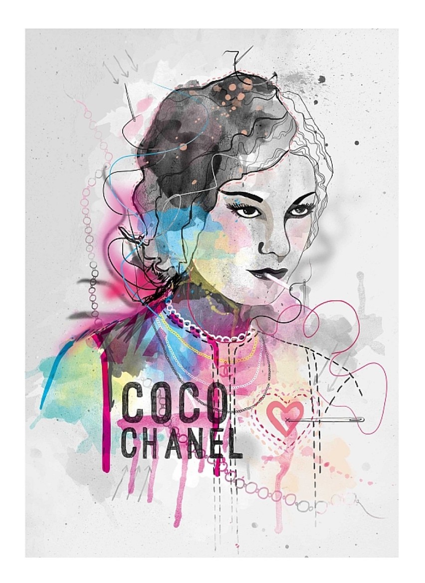 Agata Fotymska uwieczniła Coco Chanel w swoim cyklu "Femmes Fatales".