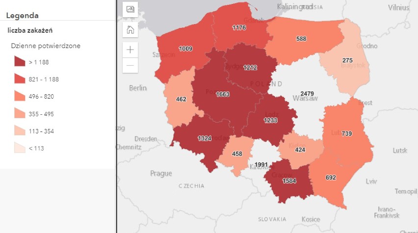 Chrzanów, Oświęcim, Wadowice, Olkusz. Nie żyje 6 osób z COVID-19, 206 nowych przypadków zakażenia koronawirusem w regionie