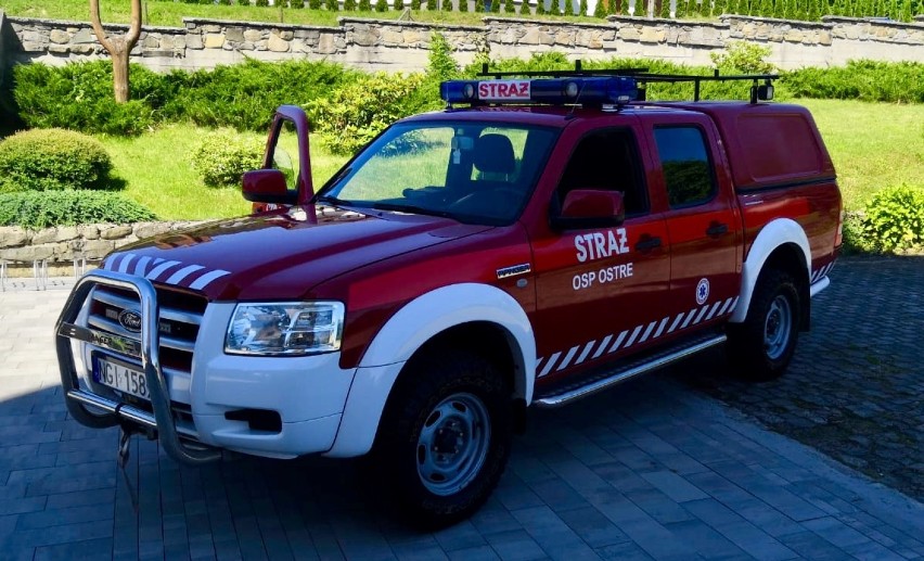 Auto do górskich zadań dla Ochotniczej Straży Pożarnej w Ostrem