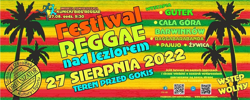 Festiwal  Reggae nad Jeziorem w Kunicach już w najbliższą sobotę