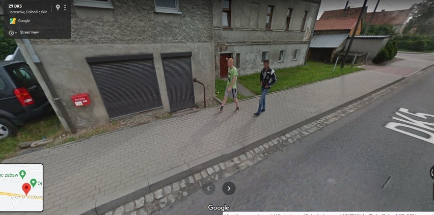 Wsie w gminie Strzegom w google maps. Ci mieszkańcy zostali uchwyceni przez kamery Google Street View!