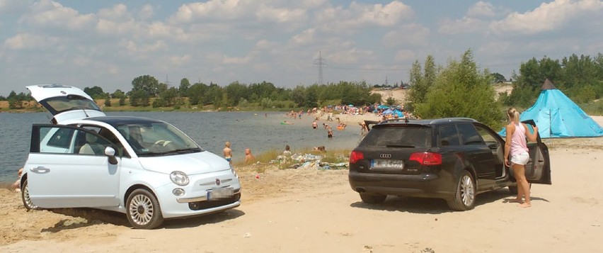 Pogoria 4: Tłumy na dzikiej plaży [ZDJĘCIA]