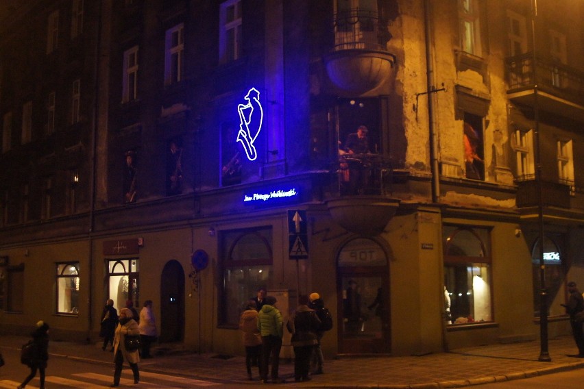 Jan Ptaszyn Wróblewski w Kaliszu ma swój... neon