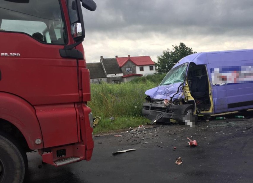 Wypadek w miejscowości Kozi Róg w Gminie Brodnica. Ranny...