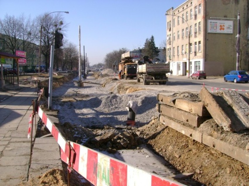 Prace na ul. Limanowskiego trwają już od dłuższego czasu