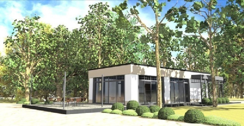 Wolsztyn: Wpłynęły dwie oferty na budowę kawiarenki w parku