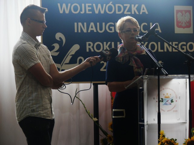 Wojewódzka inauguracja roku szkolnego odbyła się w gimnazjum w Topoli Królewskiej