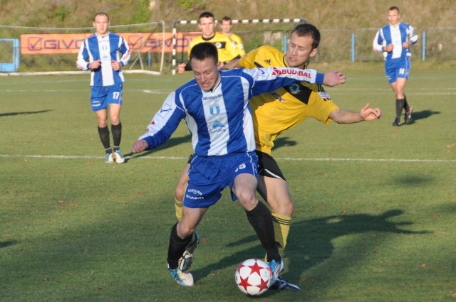 Ryszard Dawidowski w meczu z Gryfem Wejherowo