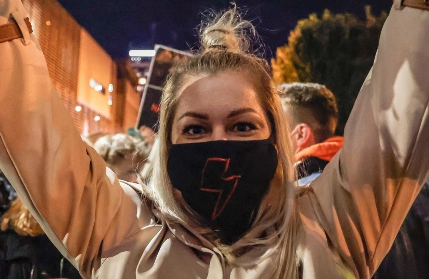 28.10.2020 - Strajk Kobiet w Gdańsku wrzeszczu