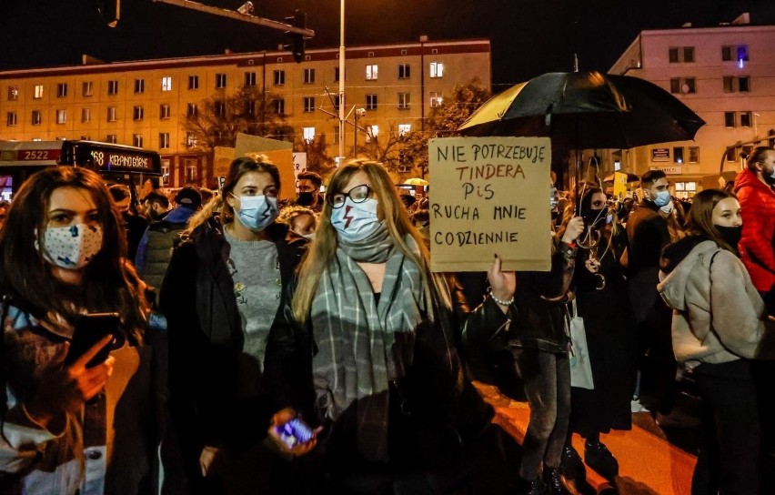 28.10.2020 Strajk Kobiet w Gdańsku Wrzeszczu