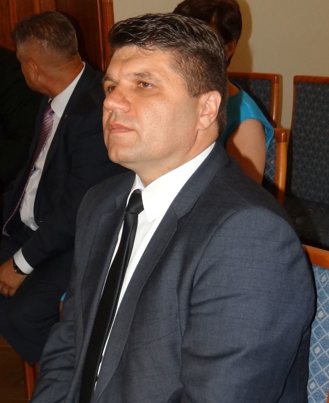 Burmistrz Wielunia Paweł Okrasa