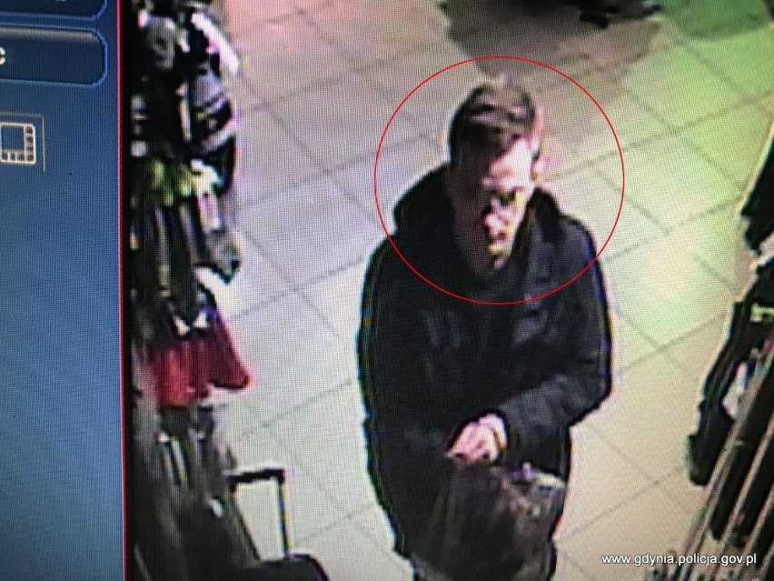 Skradziono sprzęt elektroniczny w Gdyni. Policja poszukuje sprawcy i publikuje nagranie z monitoringu. Kojarzysz tego mężczyznę?