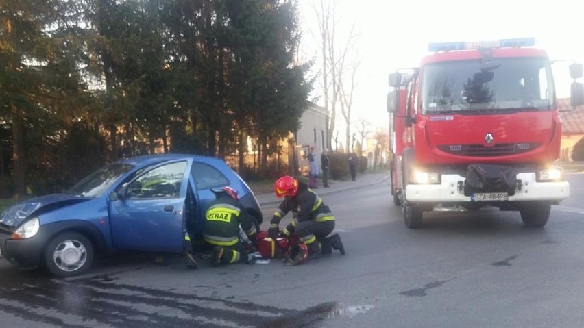 Wypadek w Szczekocinach spowodował pijany kierowca forda