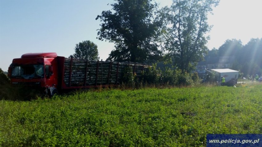 wypadek w pobliżu miejscowości Zalewo