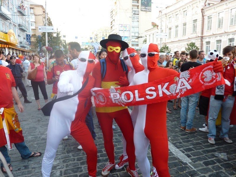 Największa flaga podczas finału Euro 2012 została wykonana przez lublińczan