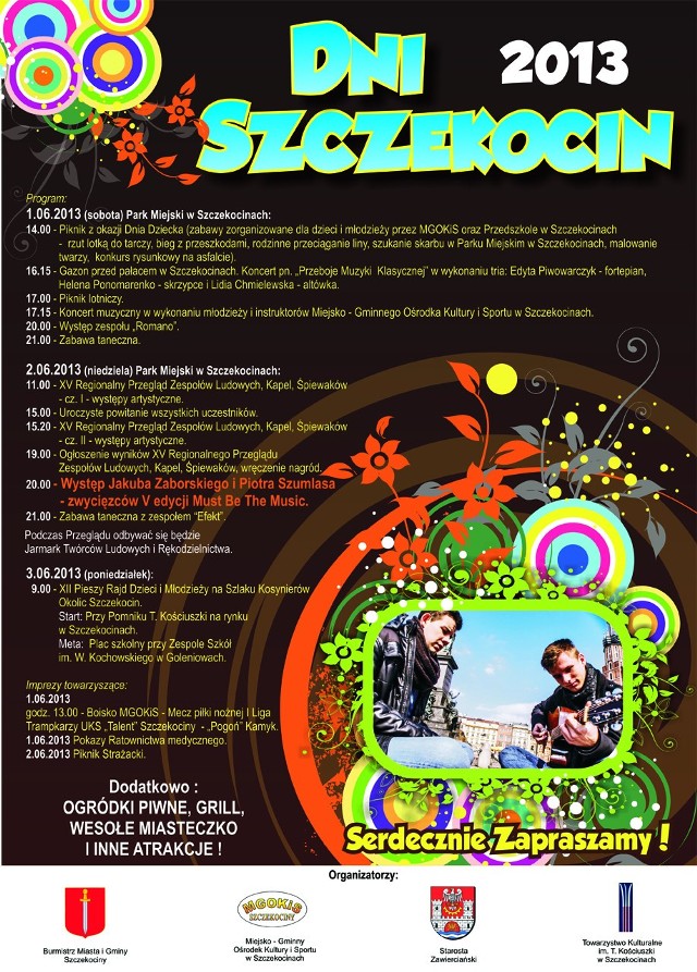 Zobaczcie program Dni Szczekocin 2013.