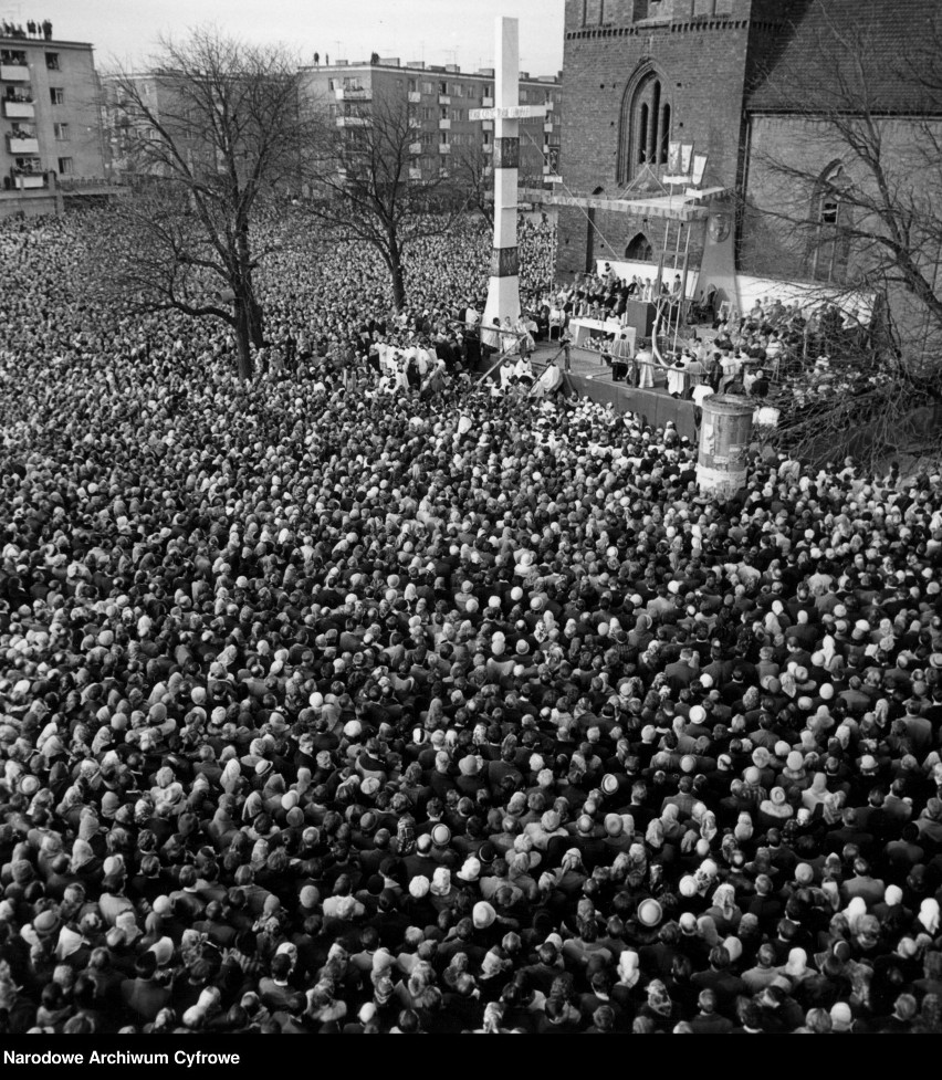 Obchody Tysiąclecia Chrztu Polski w Szczecinie. 1966 r.