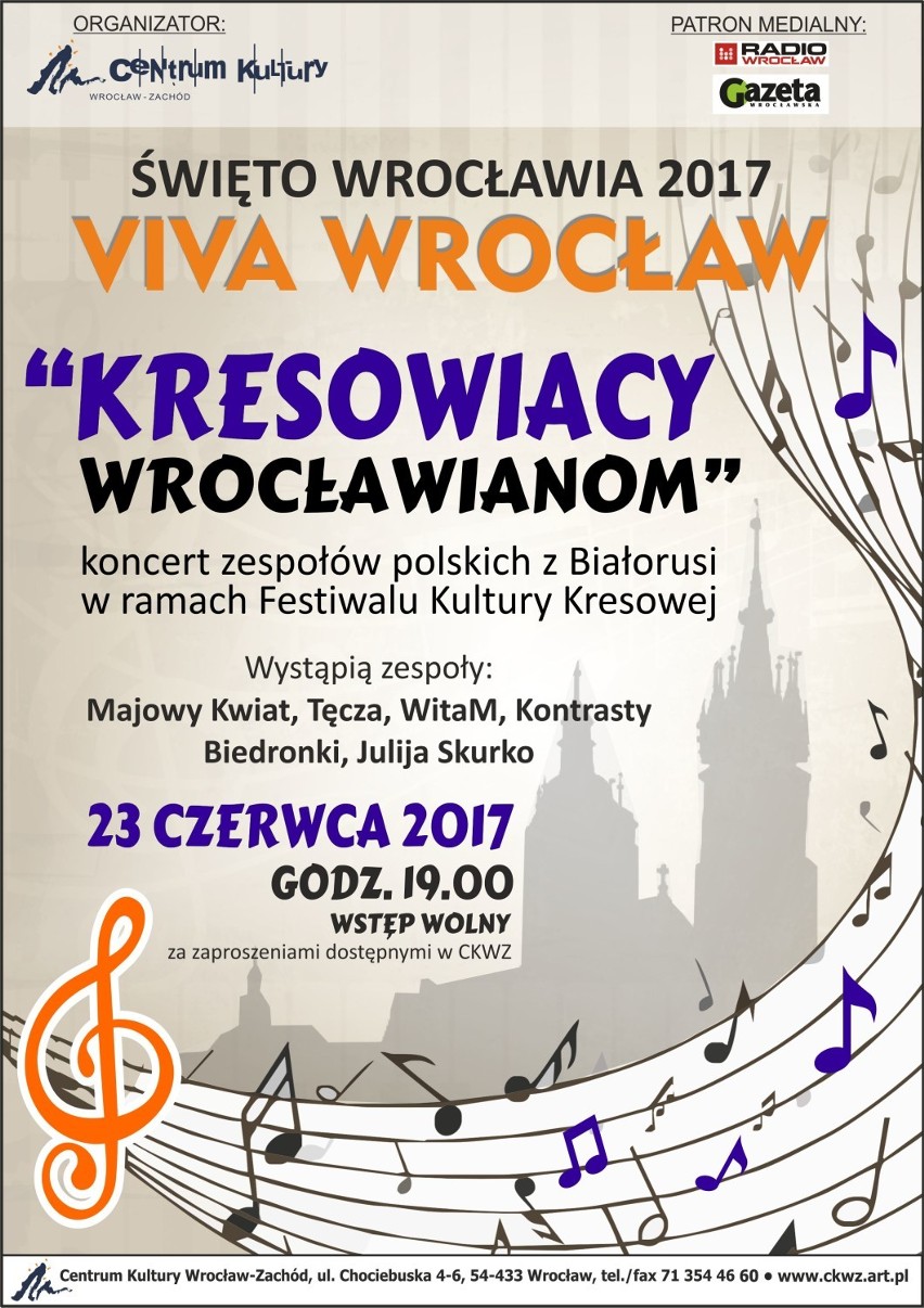 Dni Wrocławia VIVA WROCŁAW w Centrum Kultury Wrocław Zachód