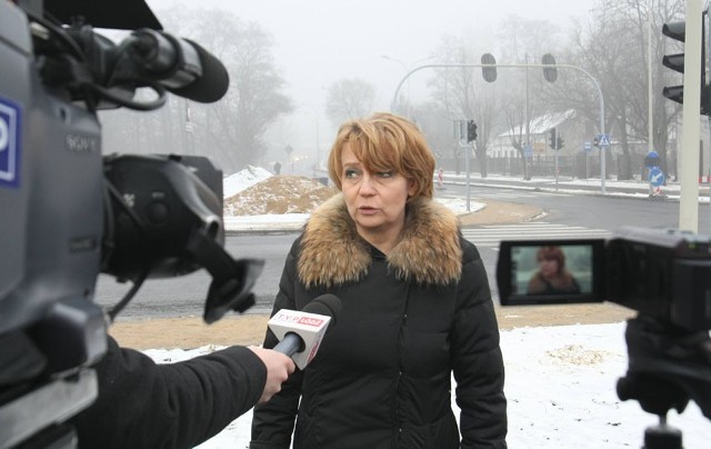 Hanna Zdanowska była zdegustowana faktem, że na ul. Rudzkiej nic się nie dzieje.