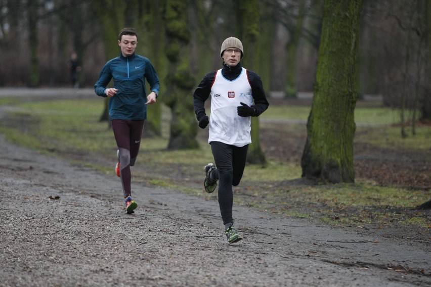 Parkrun w parku Poniatowskiego w Łodzi. 12 grudnia 2015 [ZDJĘCIA]