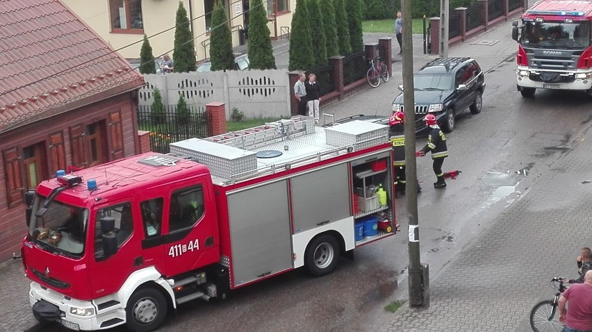 Wypadek na ul. Jagiellońskiej w Bielsku Podlaskim