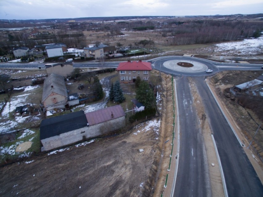 Autostrada A1 pod Częstochowa - ZDJĘCIA Z LOTU PTAKA