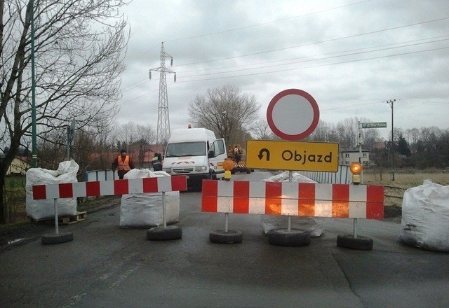 Droga w Czechowicach zablokowana [ZDJĘCIA]