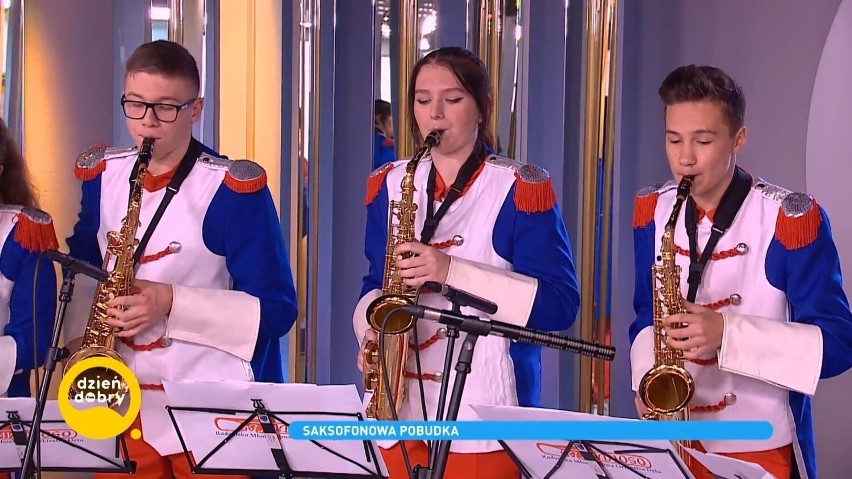Są jedną z najlepszych młodzieżowych orkiestr w Polsce. Orkiestra Grandioso z Radomia gościła w programie Dzień Dobry TVN. Zobacz zdjęcia
