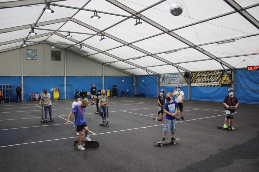 O bezpieczeństwie na skateparku rozmawiano z młodzieżą w...