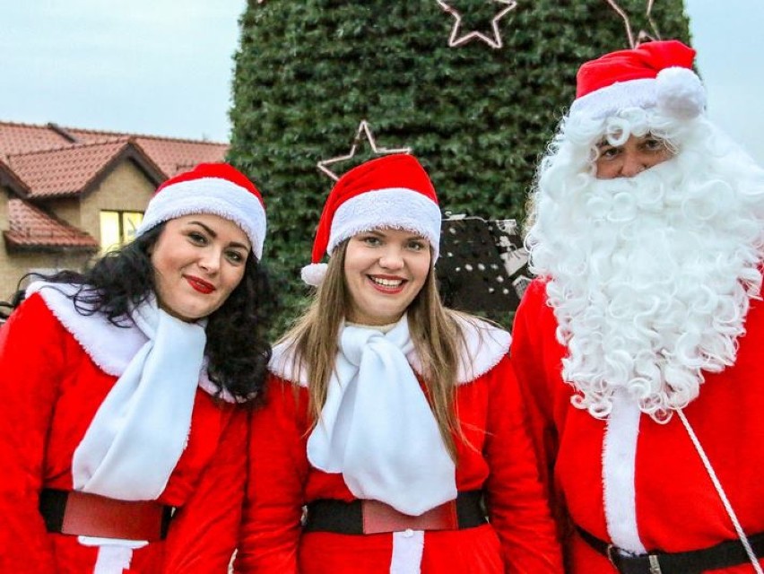 Mikołaj, diabły i anioły w Olsztynie. Tak "odpalali" iluminację! ZDJĘCIA 