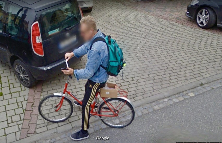 Rowerzyście z Nowego Sącza w kamerach Google Street View