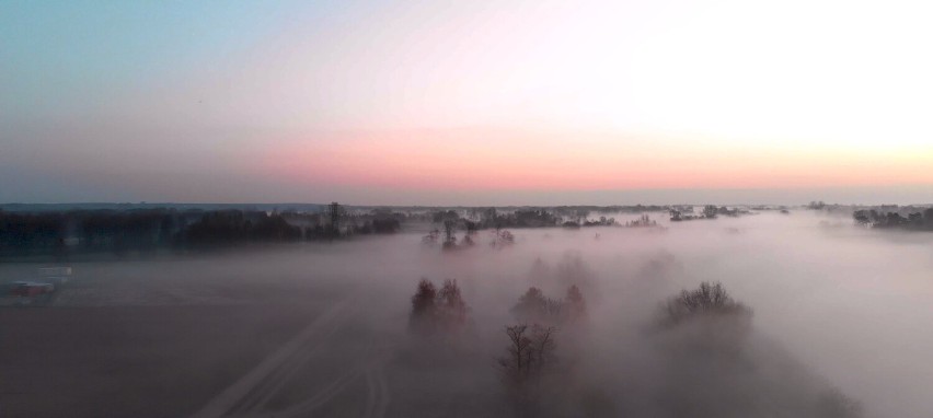 Jeziorsko z lotu ptaka. Zobacz ZDJĘCIA wykonane dronem przez sieradzanina Pawła Karonia