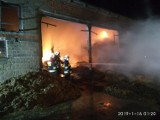 Gmina Granowo: W środku nocy płonęła stodoła! [GALERIA ZDJĘĆ]