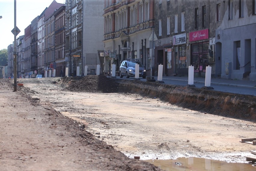 Remonty ulicy 3 Maja w Chorzowie