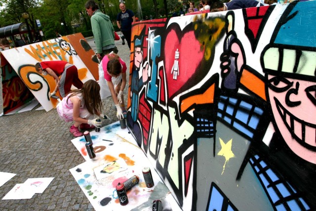 Graffiti często określane jest mianem sztuki ulicy