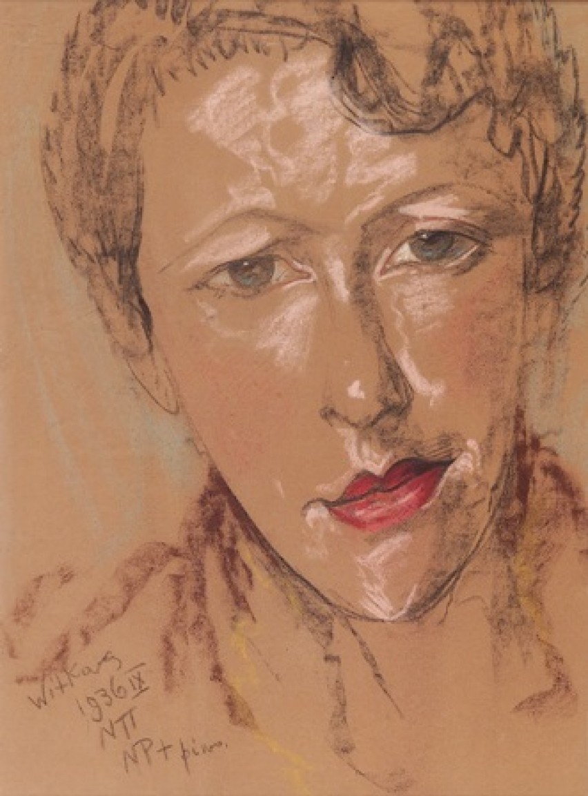 Portret Wyszomirskiej, autor: Witkacy