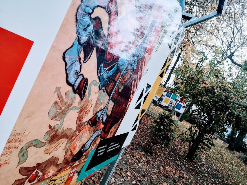 Murale niepodległości - plenerowa wystawa i podsumowanie projektu Biblioteki Publicznej w Radomsku 