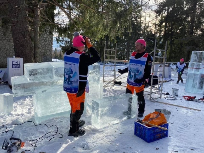 Słowackie Tatry: Zakończyły się mistrzostwa rzeźbiarzy w lodzie [GALERIA]