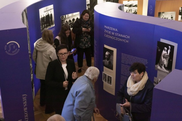 Otwarcie wystawy „Pomysł Życia. Amerykańska Fundacja Kościuszkowska – dzieło Polaka” w Zamku w Krasiczynie.
