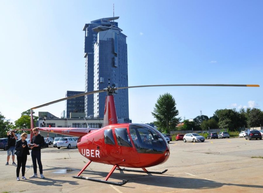 Helikopter ubera, czyli latająca taksówka nad Gdynią [ZDJĘCIA]