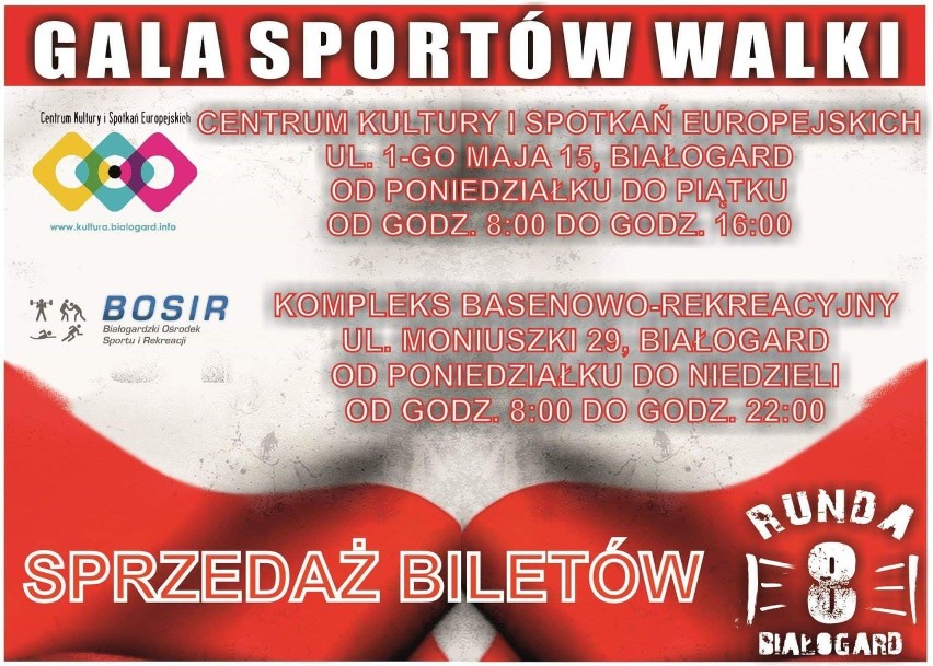 Gala Sportów Walki RUNDA 8 już 3 listopada w Białogardzie
