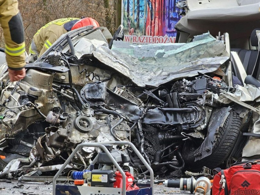 Tragiczny wypadek na trasie Ostrów Wielkopolski - Pleszew....