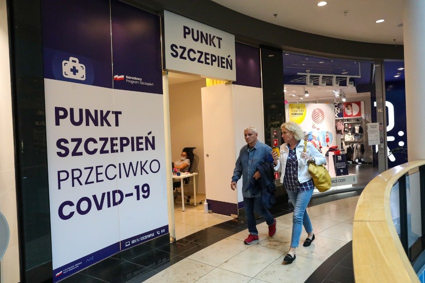 Punkt szczepień w Galerii Kaskada